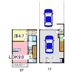 八幡宿駅 車移動9分  4km 1階の物件間取画像